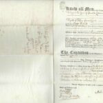 old handwritten deed